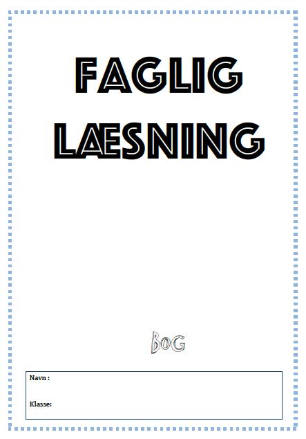 Faglig læsning – bog