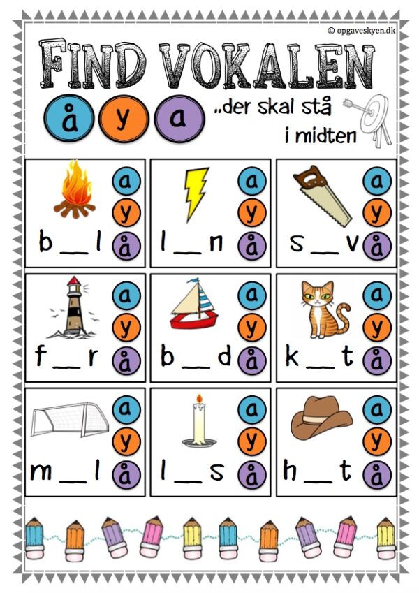 Find vokalen - åya