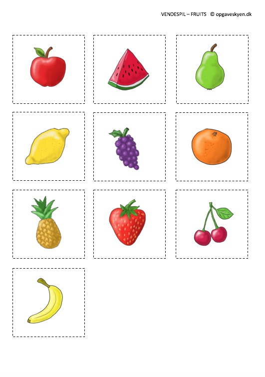 Fruit – vendespil