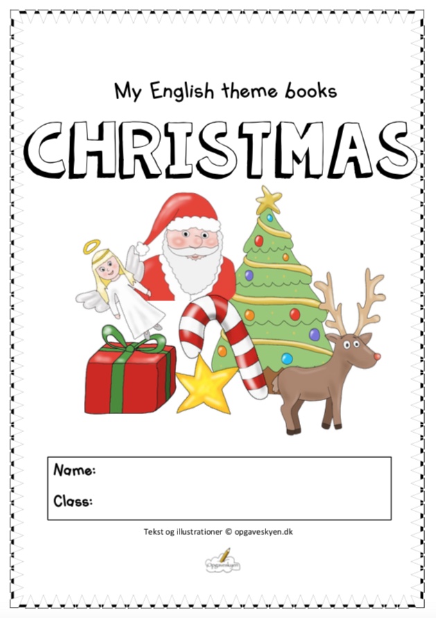 My English theme books – Christmas