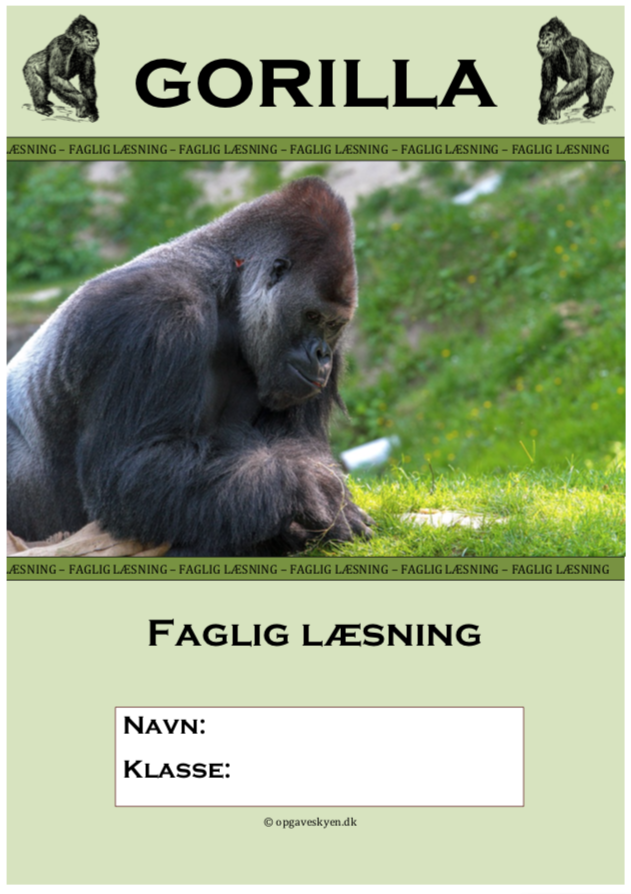 Faglig læsning – Gorilla